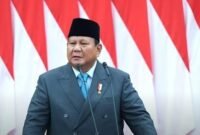Prabowo Subianto saat sedang berpidato Dalam Penyampaian RUU APBN 2026 dan Nota Keuangan di Senayan, Jakarta pada Jumat (15/8/2025) (Foto: Presiden Prabowo Subianto / dok. YouTube Setpres)