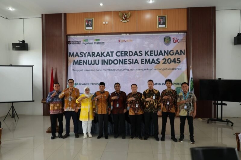 Literasi Keuangan yang digelar PT Pegadaian Cabang Bengkulu di Pendopo Bukit Kandis, Kamis (2/10/25).(foto: Andreas Putranarasidemokrasi.com/)