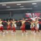 penampilan Tim Senam Kreasi Raflesia 2 Kabupaten Seluma dalam ajang Lomba Nasional Senam Kreasi HUT ke-58 Persatuan Wanita Olahraga Indonesia (PERWOSI) di Stadion Soemantri Brodjonegoro, Rabu (8/10/25). (foto: dok Pemkab Seluma)