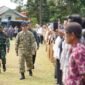 Bupati Bengkulu Utara Arie Septia Adinata menghadiri pembukaan TNI Manunggal Membangun Desa (TMMD) Reguler ke-126 Tahun 2025 yang digelar di Lapangan Kantor Camat Hulu Palik, Rabu (8/10/25). (foto: Tommy Agung Raharjonarasidemokrasi.com/)