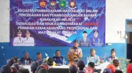 Walikota Bengkulu Dedy Wahyudi bersama Wakil Walikota Ronny PL Tobing membuka kegiatan pemberdayaan masyarakat dalam pencegahan dan penanggulangan bahaya kebakaran melalui sosialisasi dan edukasi Relawan Pemadam Kebakaran (Redkar), Kamis (9/10/25) di Kantor Dinas Pemadam Kebakaran dan Penyelamatan Kota Bengkulu. (foto: Awang Konaevinarasidemokrasi.com/)
