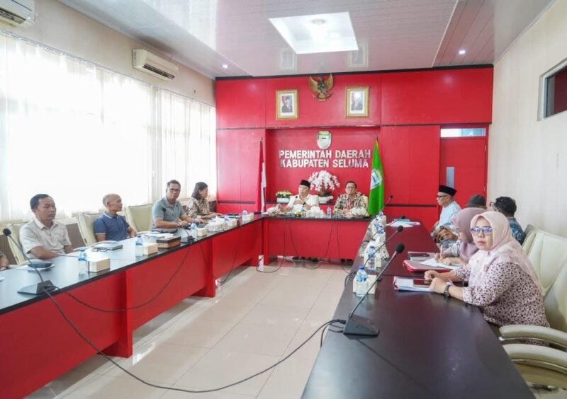 Pemerintah Kabupaten Seluma menggelar audiensi dengan Kementerian Koordinator Bidang Pembangunan Manusia dan Kebudayaan (PMK) Republik Indonesia serta Kementerian Kesehatan (Kemenkes) RI, Jumat (10/10/25).(foto: Rifli Nopriansanarasidemokrasi.com/)