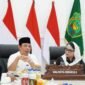 Wali Kota Bengkulu, Dedy Wahyudi, menerima kunjungan anggota DPD RI, Destita Khairilisani, di Balai Kota Merah Putih, Jumat (10/10/25).(foto: Awang Konaevinarasidemokrasi.com/)