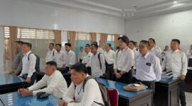 Proses seleksi Calon Anggota Komisi Penyiaran Indonesia Daerah (KPID) Provinsi Bengkulu periode 2025–2028 memasuki babak penting, yakni tahap wawancara di Aula Dinas Komunikasi, Informatika, dan Statistik (Kominfotik) Provinsi Bengkulu, Selasa (14/10/25). (foto: Ardiyantonarasidemokrasi.com/)