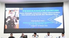 Kejaksaan Negeri (Kejari) Bengkulu bersama Pemerintah Kota Bengkulu menggelar Kegiatan Penerangan Hukum untuk seluruh kelurahan di Kota Bengkulu di Ruang Hidayah 1 Kantor Wali Kota Bengkulu, Rabu (15/10/25). (foto: Awang Konaevinarasidemokrasi.com/)
