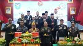 Korem 041/Gamas melanjutkan acara Syukuran bertempat di Balai Raya Semarak Bengkulu, Minggu (5/10/2025). (foto: dok istimewa)