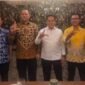 Pemerintah Kabupaten Lebong bersama unsur DPRD dan Kepala Dinas Pemberdayaan Masyarakat dan Desa (PMD) menggelar pertemuan dengan Dirjen Bina Pemerintahan Desa Kemendagri, Dr. Drs. La Ode Ahmad P. Bolombo, A.P., M.Si, di Jakarta, Kamis (16/10/25).(foto: dok Pemkab Lebong)