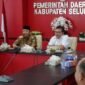 Wakil Bupati Seluma, Drs. H. Gustianto saat terima kunjungan kerja Kepala Kantor Wilayah Kementerian Hukum dan Hak Asasi Manusia (Kemenkumham) Bengkulu, Hendri Marulita, beserta jajaran, Selasa (21/10). (foto: Nandonarasidemokrasi.com/)