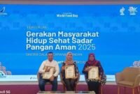 Acara puncak Lomba Desa Pangan Aman di Jakarta, Selasa (21/10/2025). (foto: dok Pemkab Seluma)