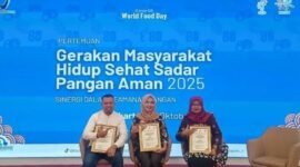 Acara puncak Lomba Desa Pangan Aman di Jakarta, Selasa (21/10/2025). (foto: dok Pemkab Seluma)