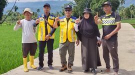 Balai Wilayah Sungai (BWS) Sumatera VII saat melakukan pengawasan terhadap proyek rehabilitasi saluran irigasi Daerah Irigasi (D.I) Air Ketahun di Kabupaten Lebong, Provinsi Bengkulu, Rabu (22/10/25). (foto: Aan Ade Putranarasidemokrasi.com/)