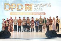 Dewan Perwakilan Daerah Republik Indonesia (DPD RI) menggelar ajang bergengsi DPD Award 2025 sebagai bentuk pengakuan nasional terhadap kontribusi tokoh-tokoh daerah yang berperan penting dalam pembangunan bangsa, Selasa (28/10/25).(foto: dok DPD RI)