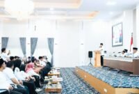 Walikota Bengkulu Dedy Wahyudi saat membuka asesmen penyusunan profil ASN di lingkungan Pemkot Bengkulu, Rabu (1/10/25). (foto: Awang Konaevinarasidemokrasi.com/)