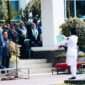 Bupati Rejang Lebong, HM Fikri Thobari SE MAP, saat memimpin upacara peringatan Hari Kesaktian Pancasila di halaman kantor Pemkab Rejang Lebong, Rabu (1/10/25)(foto: Arman Surinarasidemokrasi.com/)