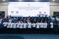 Wali Kota Lubuk Linggau, H Rachmat Hidayat, melantik sekaligus mengambil sumpah/janji 17 Pejabat Fungsional di lingkungan Pemerintah Kota Lubuk Linggau, Rabu (1/10/25) di Cinema Hall Bukit Sulap Lantai 5, Kantor Pemkot Lubuk Linggau. (foto: Jepri Irwansyanarasidemokrasi.com/)