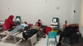 Kegiatan donor darah serentak di Kantor DPD RI Provinsi Bengkulu, Jumat (3/10/25)(foto: Awang Konaevinarasidemokrasi.com/)