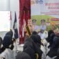 Bunda Pendidikan Anak Usia Dini (PAUD) Kabupaten Seluma, dr. Mega Ayu Variza Teddy Rahman, saat membuka kegiatan Sosialisasi dan Advokasi Peraturan Bupati tentang Penyelenggaraan PAUD di Gedung Daerah Serasan Seijoan, Jumat (3/10/25). (foto: Rifli Nopriansanarasidemokrasi.com/)