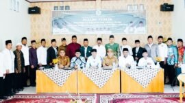 Komisi Ukhuwah Islamiyah Majelis Ulama Indonesia (MUI) Kabupaten Rejang Lebong menggelar Dialog Publik bersama Pemerintah Daerah dan berbagai organisasi masyarakat (ormas) Islam di Aula Panti Asuhan Aisyiyah Air Sengak, Curup, Senin (6/10/25).(foto: Arman Surinarasidemokrasi.com/)