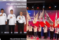 Billy Dwitrata Sunardi, S.T. resmi dilantik sebagai Ketua Pengurus Provinsi Perbati Bengkulu pada acara pelantikan nasional yang digelar di Hotel Nusa Dua, Bali, Sabtu (4/10/25).(foto: dok Perbarui Bengkulu)