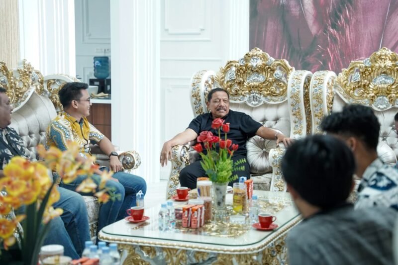 Panitia Natal Pemuda dan pelajar Bengkulu saat melakukan pertemuan dengan wakil Gubernur Bengkulu Miian  pada Kamis 4 Desember 2025