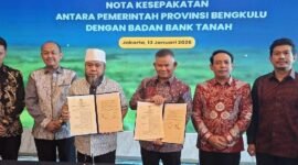 Lahan eks HGU di Bengkulu disiapkan untuk industri, TPA regional, dan perumahan rakyat lewat kerja sama strategis dengan Bank Tanah.