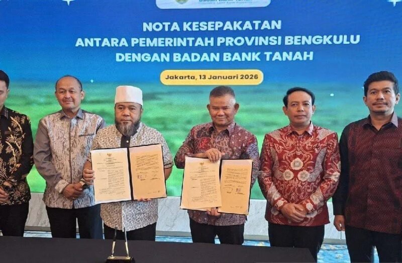 Lahan eks HGU di Bengkulu disiapkan untuk industri, TPA regional, dan perumahan rakyat lewat kerja sama strategis dengan Bank Tanah.