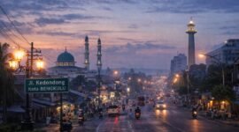 Foto merupakn hasil Editan: 
Relokasi pedagang Pasar Panorama ke Pasar Subuh Jalan Kedondong menjadi solusi agar pedagang tetap berjualan tanpa mengganggu lalu lintas.