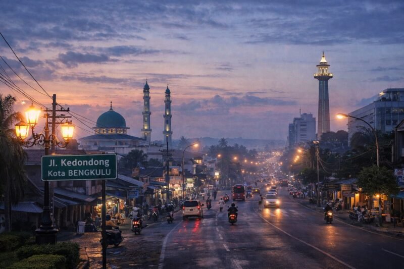 Foto merupakn hasil Editan: 
Relokasi pedagang Pasar Panorama ke Pasar Subuh Jalan Kedondong menjadi solusi agar pedagang tetap berjualan tanpa mengganggu lalu lintas.