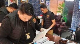 penggeledahan kantor PDAM oleh penyidik Polda Bengkulu bebrapa waktu lalu.