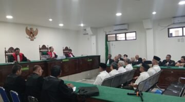 Sidang Mega Mall Bengkulu Diwarnai Dissenting Opinion Hakim