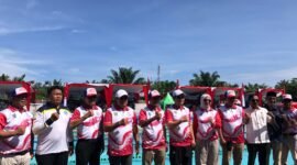 Sekda Provinsi Bengkulu Herwan Antoni bangga melihat potensi atlet renang usia dini dalam Kejurprov Renang 2026 yang menjadi ajang pembinaan atlet masa depan.