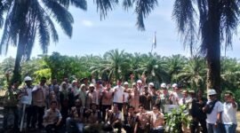 PT BIO Nusantara Teknologi dan PT SIL mendapat apresiasi DLHK Bengkulu karena konsisten menjalankan instruksi Gubernur Bengkulu Helmi Hasan melalui penanaman 1.000 pohon di kawasan DAS Sei Lemau bersama MAPEL Bengkulu (SELASA-19-052026)-- FOTTO//MBG.