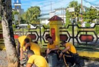 Wakapolres Lebong menegaskan kebersihan mako merupakan cerminan profesionalisme Polri dalam memberikan pelayanan terbaik kepada masyarakat. (JUMAT-22-05-2026)-- FOT0: IST//MBG.