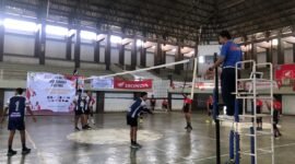 Turnamen Volleyball Antar WO Se-Sumbagsel di Bengkulu menjadi ajang mempererat silaturahmi dan kekompakan pelaku Wedding Organizer melalui olahraga voli. (MINGGU-24-05-2026)-- FOTO: HANDI//MBG.