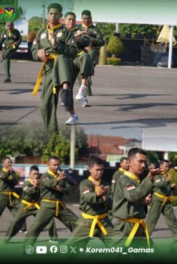 Tempa Fisik dan Mental, Korem 041/Gamas Siapkan Prajurit Siap Hadapi Tantangan Tugas