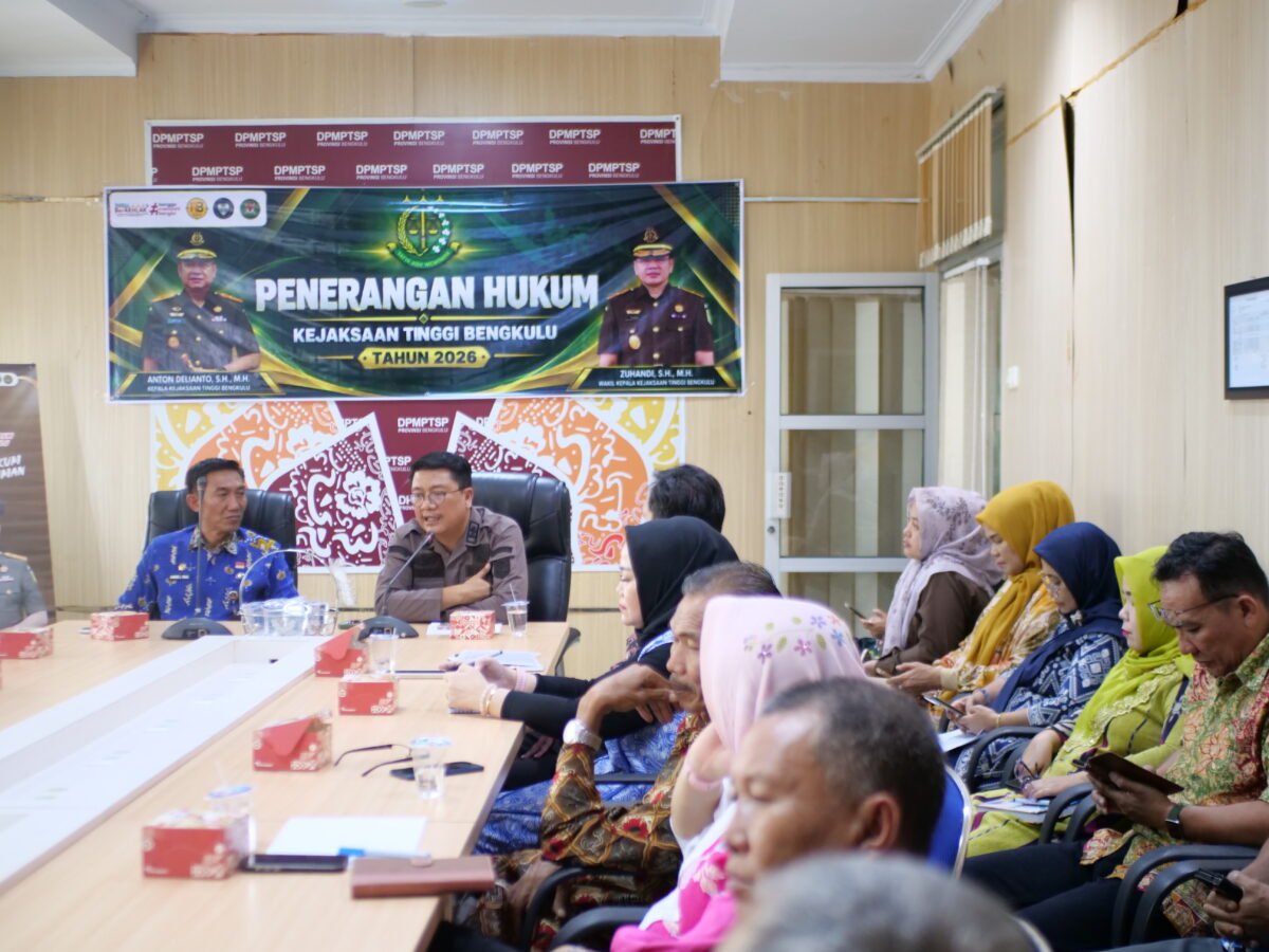 Fri Wisdom mengajak aparatur DPMPTSP Bengkulu menerapkan sembilan nilai antikorupsi secara konsisten dalam tugas dan kehidupan sehari-hari.