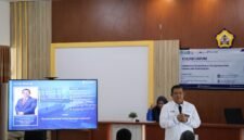 GM Pelindo Bengkulu Dr. Dimas Rizky Kusmayadi, S.H., M.H., M.Sc. mengajak mahasiswa UNIB memahami pentingnya kemajuan sektor maritim yang berjalan bersama pelestarian lingkungan laut.